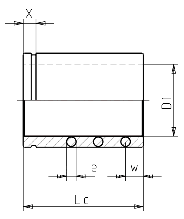 Ball bearing cages Type 3 C13 - NF ISO 3290 PLAN