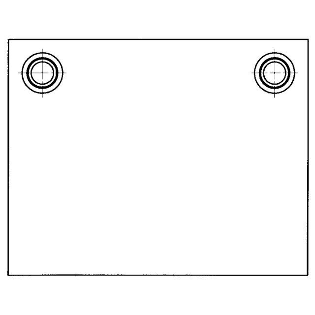 Blocs à colonnes rectangulaires avec guidages à billes arrière D97