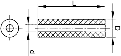 Elastomer hollow rod DIN 9835 ISO 10069. These elastomer compression springs, according to the ISO 10243 standard, from the range, standardized MDL components for the construction of press tools from the MDL brand, are available in stock, from the manufacturer AMDL.