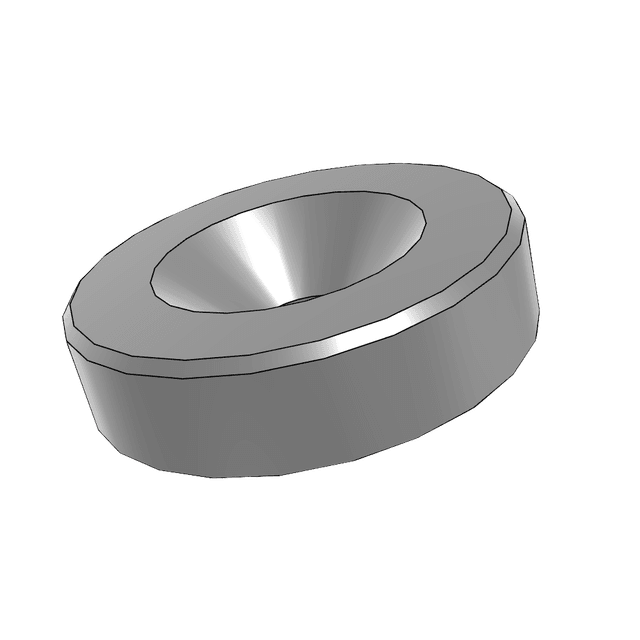 Fixing washers for demountable pillar DIN P02