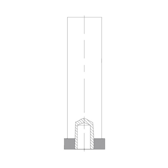 Poinçon tête cylindrique centrage par goupille sans éjecteur P_-PPDB / P_-PPD_