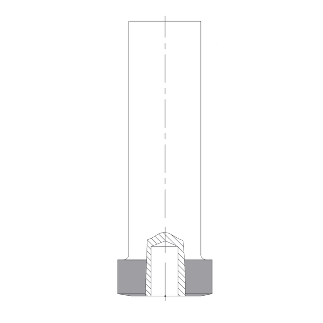 Poinçon tête cylindrique centrage par goupille charge lourde sans éjecteur P_-PTDB / P_-PTD_