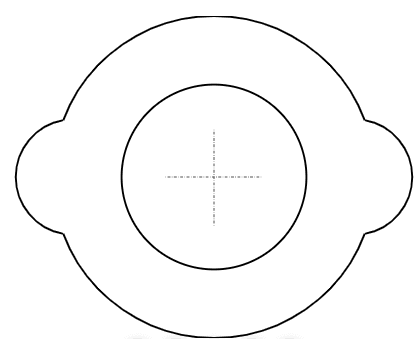Schéma rondelle de retenue C02.0XX.001 pour cages à billes C12