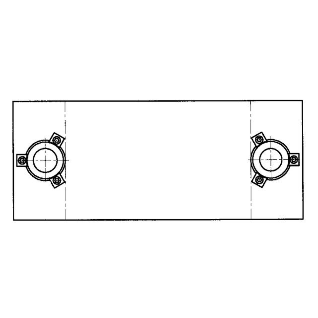 Standard die sets with centre pillars D61/D71