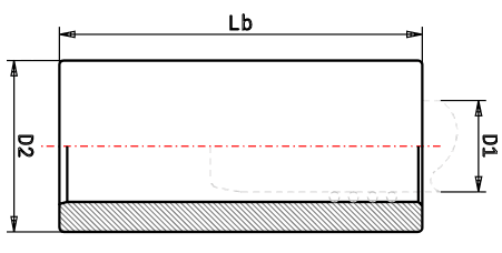 Straight sleeve ball bearing bushes B30 - ISO 9448 plan