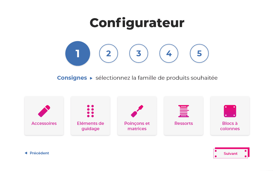 Interface configurateur