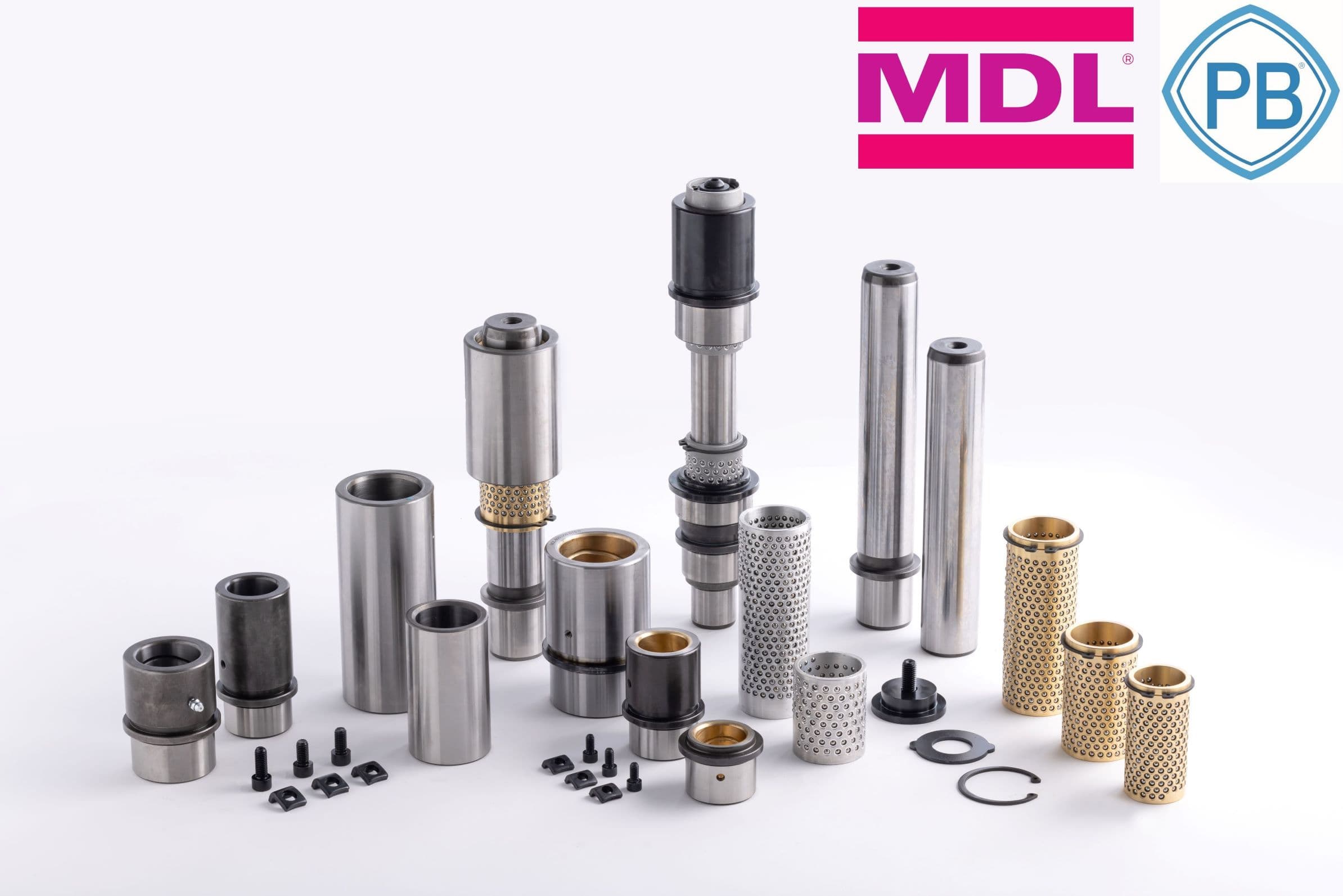 MDL guiding elements- MDL guide pillars- MDL guide bushes- MDL ball bearing cages