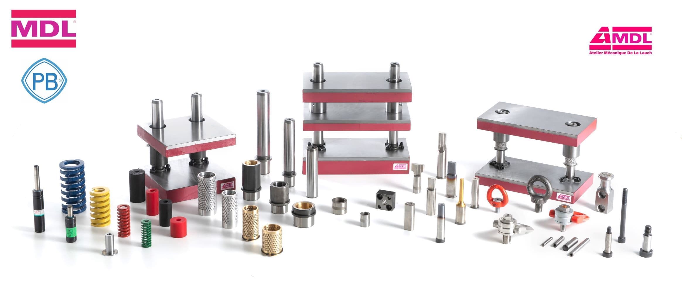 MDL standard parts for die sets making- MDL guide elements- MDL springs- MDL die sets